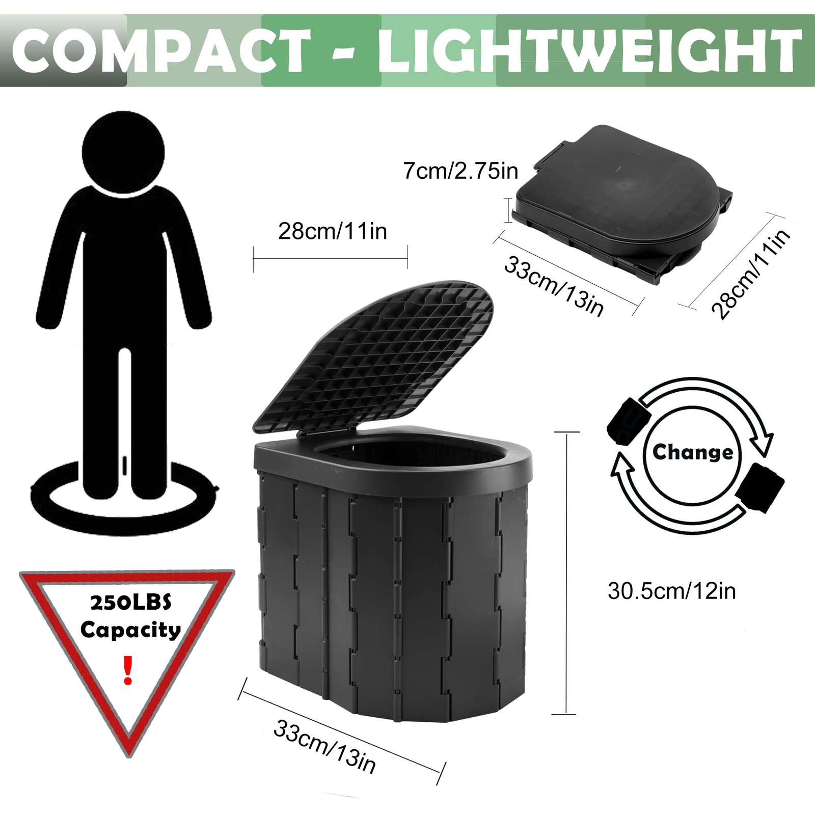 Camping Toilet, Mobile Toilet, Separating Toilet, Portable Toilet for Outdoor…