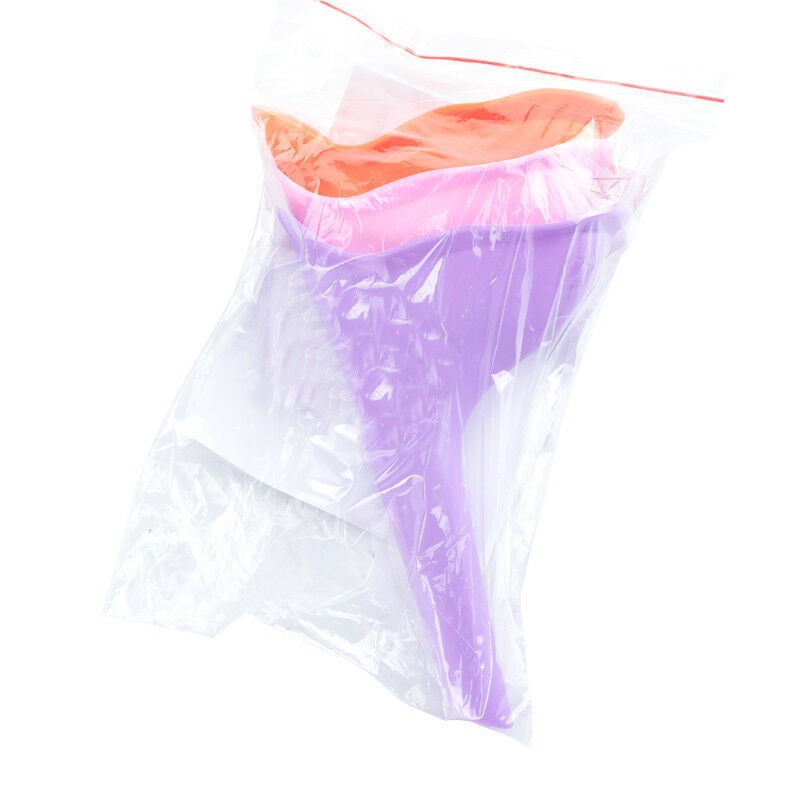 Women’s Pee Funnel – Soft Silicone Urinal for Indoor and Outdoor Use Emergency