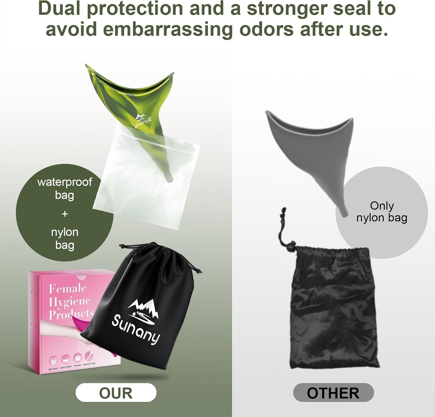 Portable Camo Pee Funnel for Women – Hygiene Solution for Mobile Lifestyles