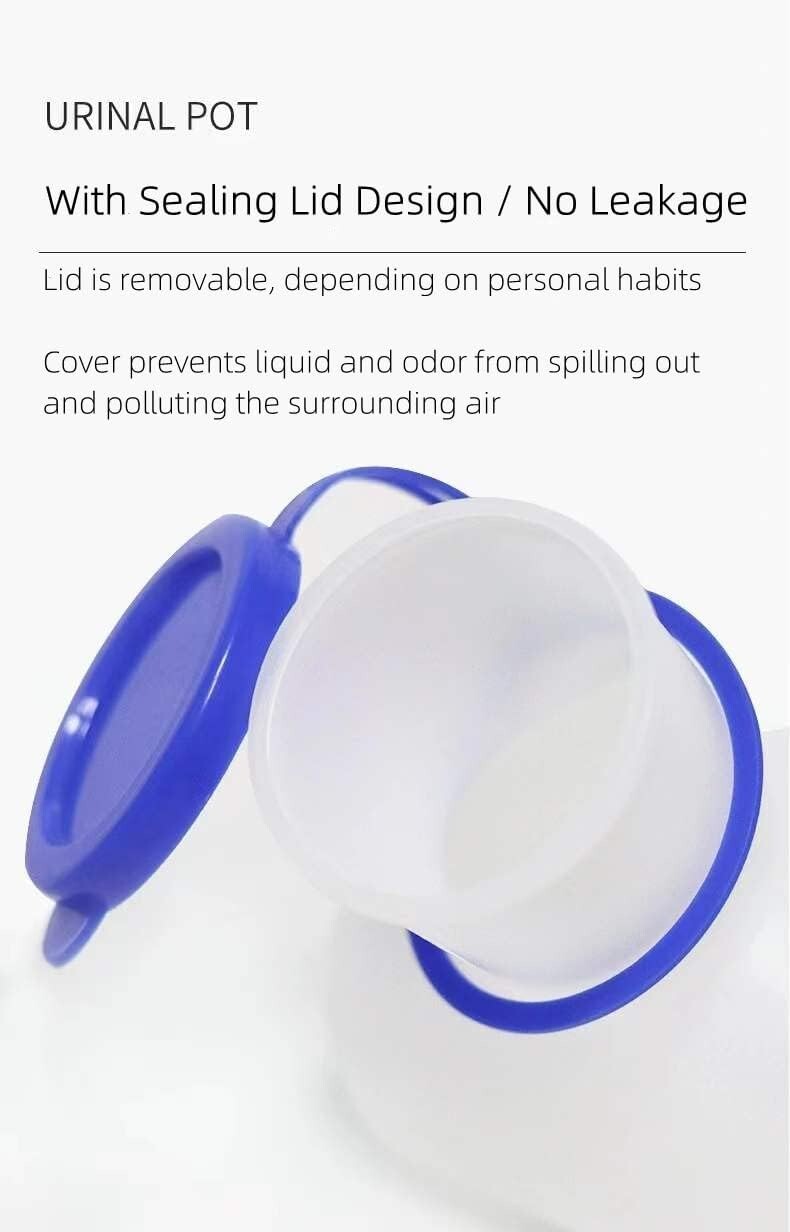 Portable Urinal, Urinals for Men Spill Proof, 34oz /1000ml Urinal for Car,Tra…