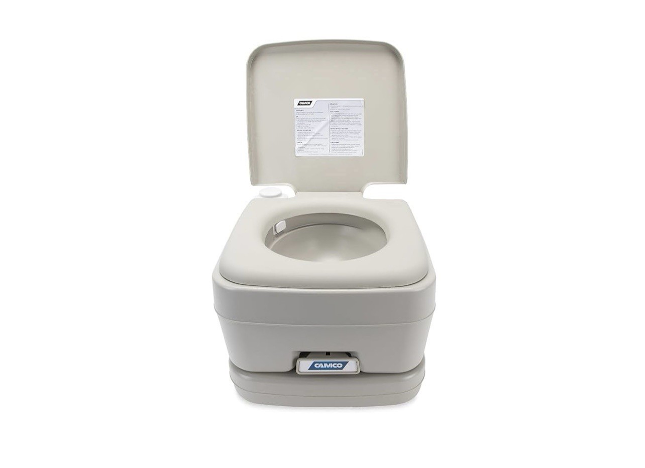 Camco 2.6 Gallon Portable Toilet For Camping Rv Boating And Road Trips