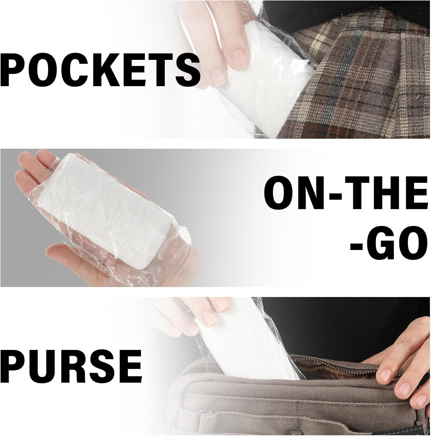 6 Rolls Travel Toilet Paper to Go Packs Soft Camping Toilet Paper Bulk Portable