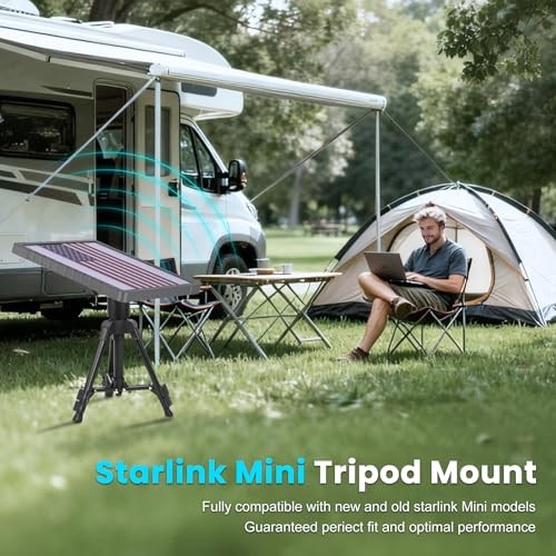 Starlink Mini Tripod Mount Height Adjustable Lightweight Tripod with Aluminum