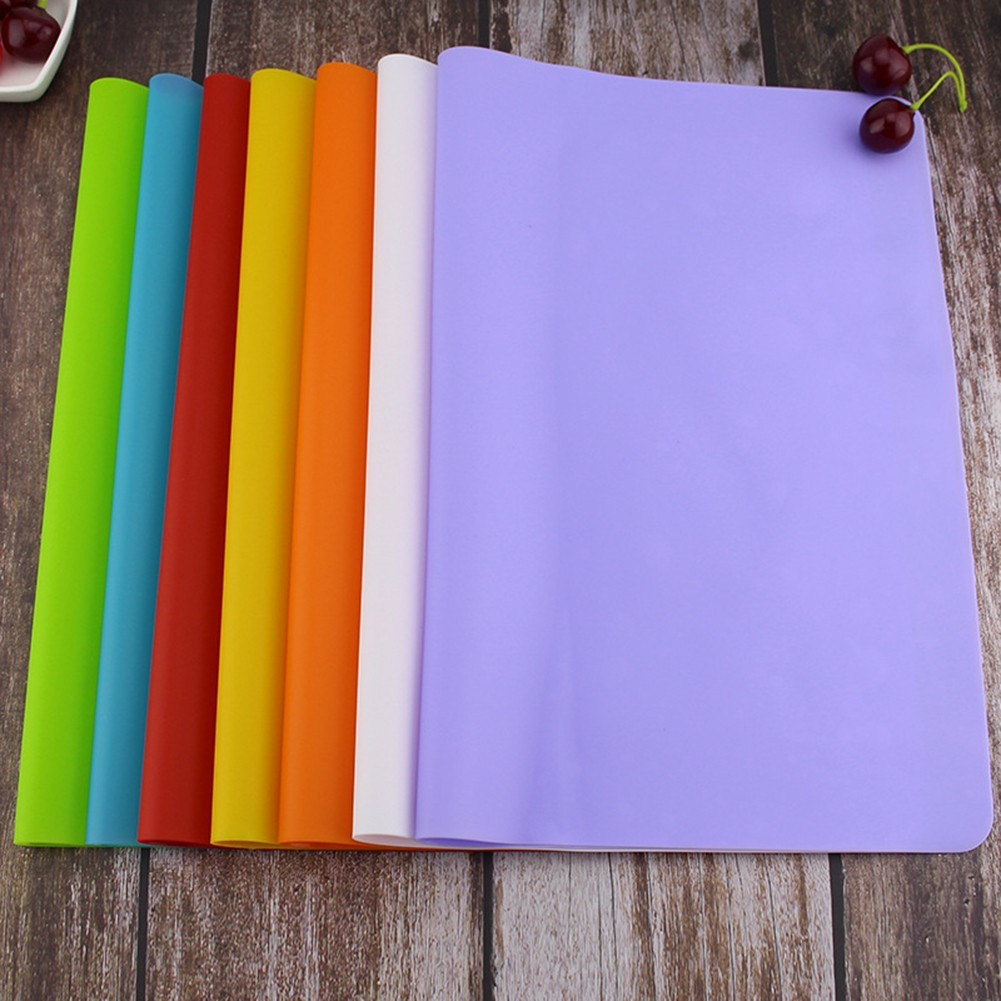 Reusable Waterproof Silicone Table Placemat for Camping Kitchen 40x30cm