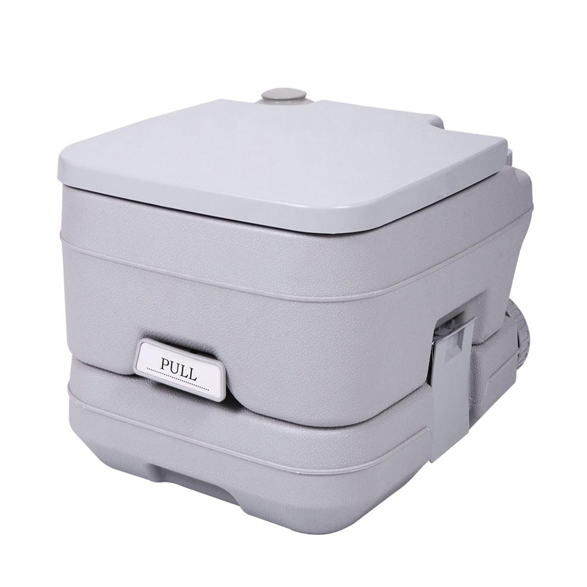 2.6 Gallon Camping Toilet Outdoor Porta Potty for RV Travel Camping Boating