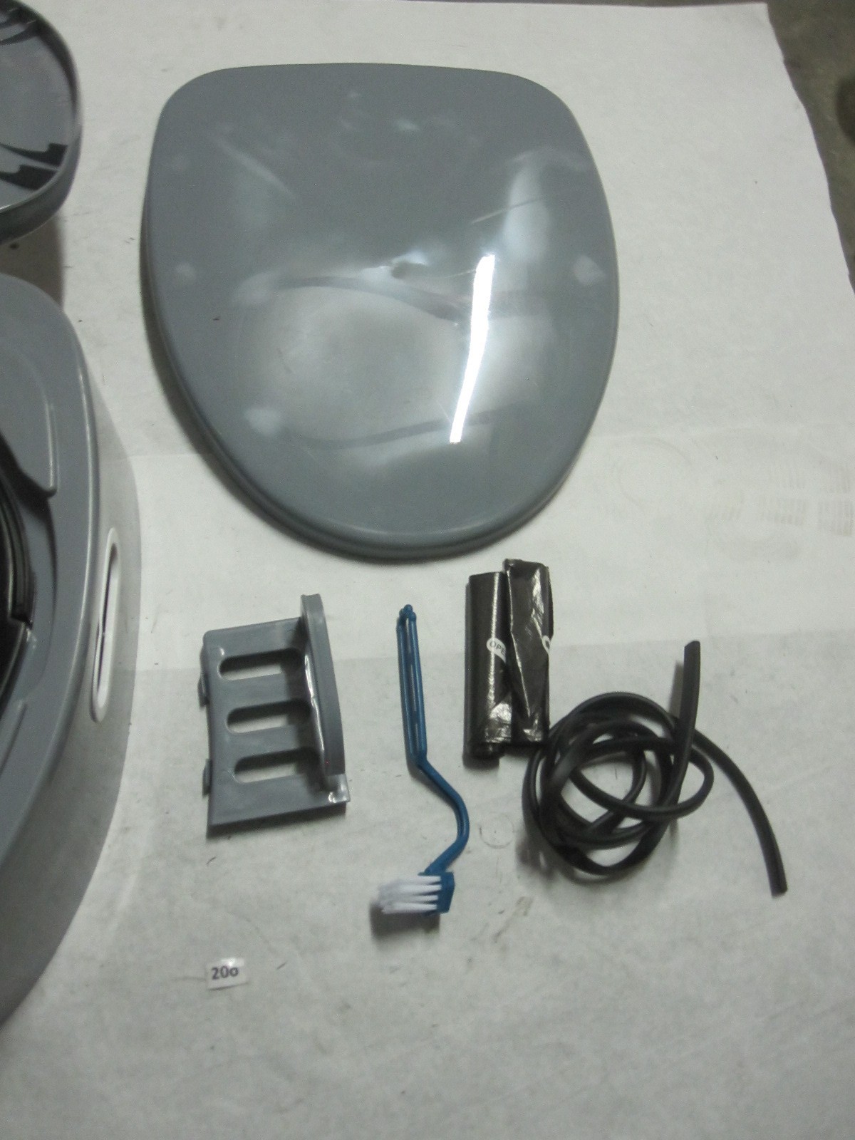 Portable Travel Toilet Indoor Outdoor for Outdoor Camping Grey Adult