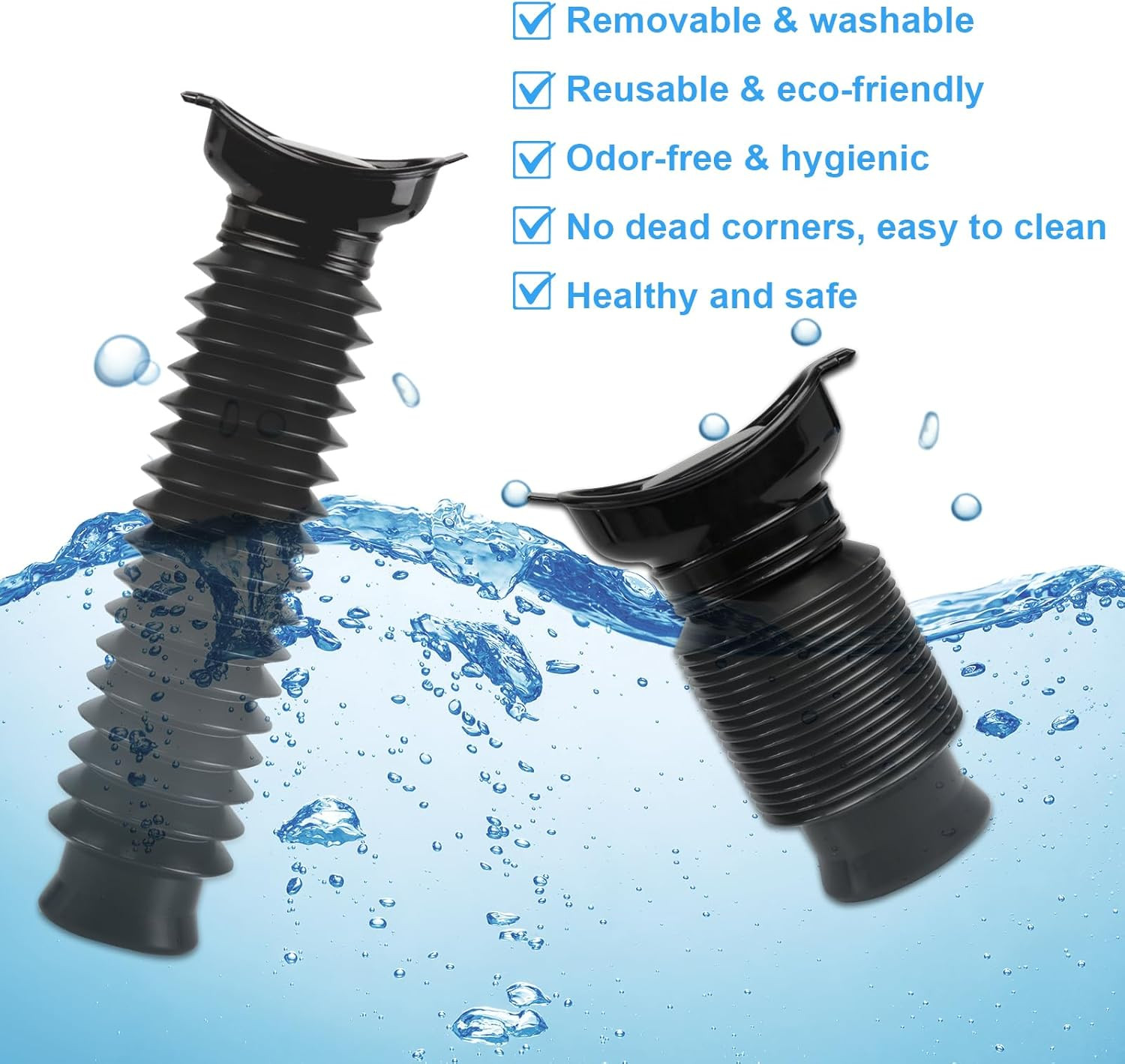 Pee Bottles for Men, Portable Urinal for Men, Collapsible Urine Bottle 750ML, Ca