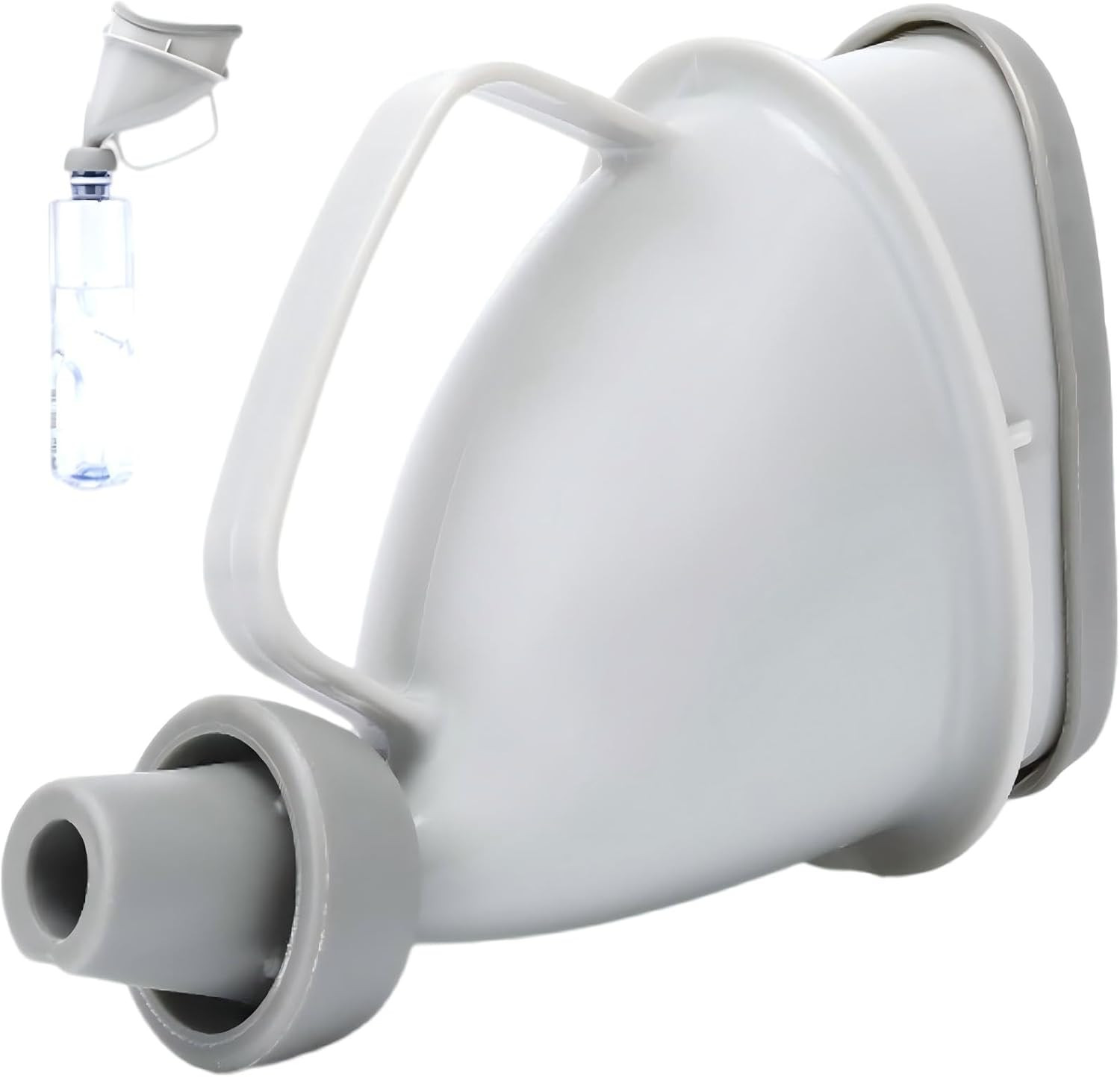 Portable Urination Device, Unisex Travel Emergency Toilet with Tube and Handle,