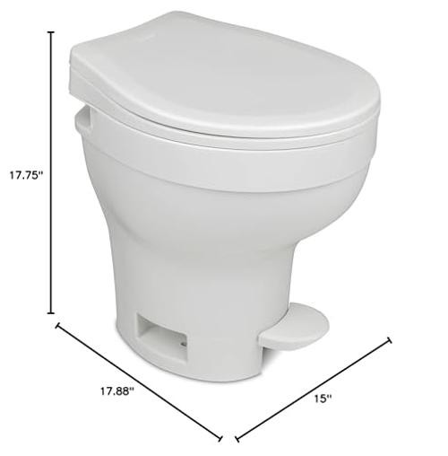 Aqua-Magic VI High Profile, White toilet