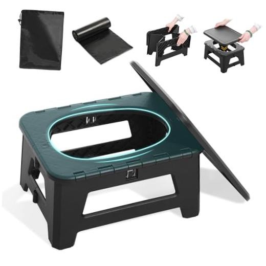 In-car Portable Toilet Collapsible Potty, Emergency Toilet, Temporary 15x13x3