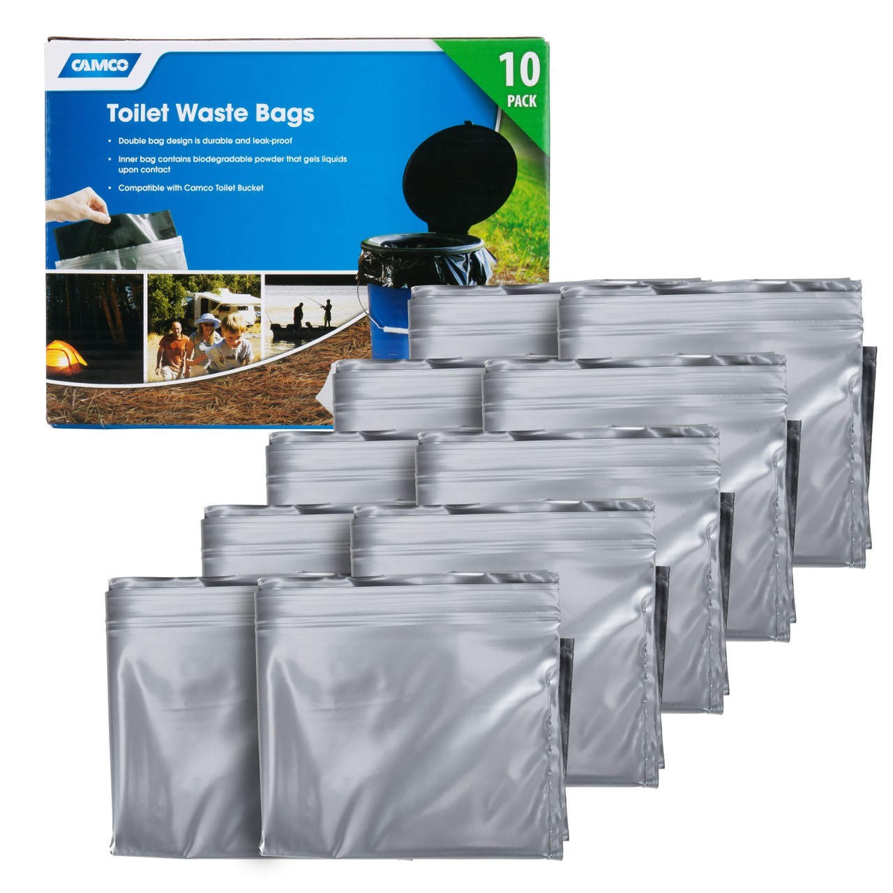 Camco Toilet Bag / 10pack box E / F 41548