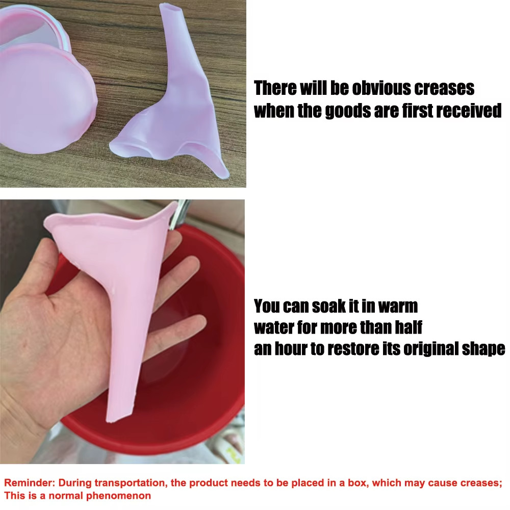 Women Silicone Urinal Standing Freedom Pee Funnel Travel Outdoor Pregnant Women