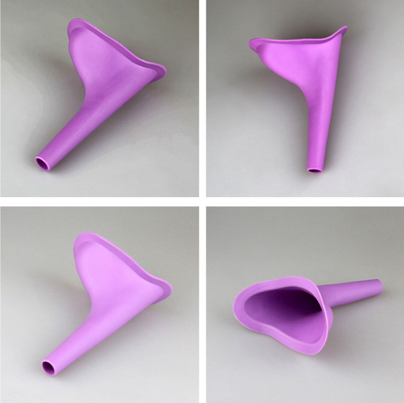 3PCS Female Urinal Reusable Silicone Pee Funnel Allows Women to Pee Standing Up