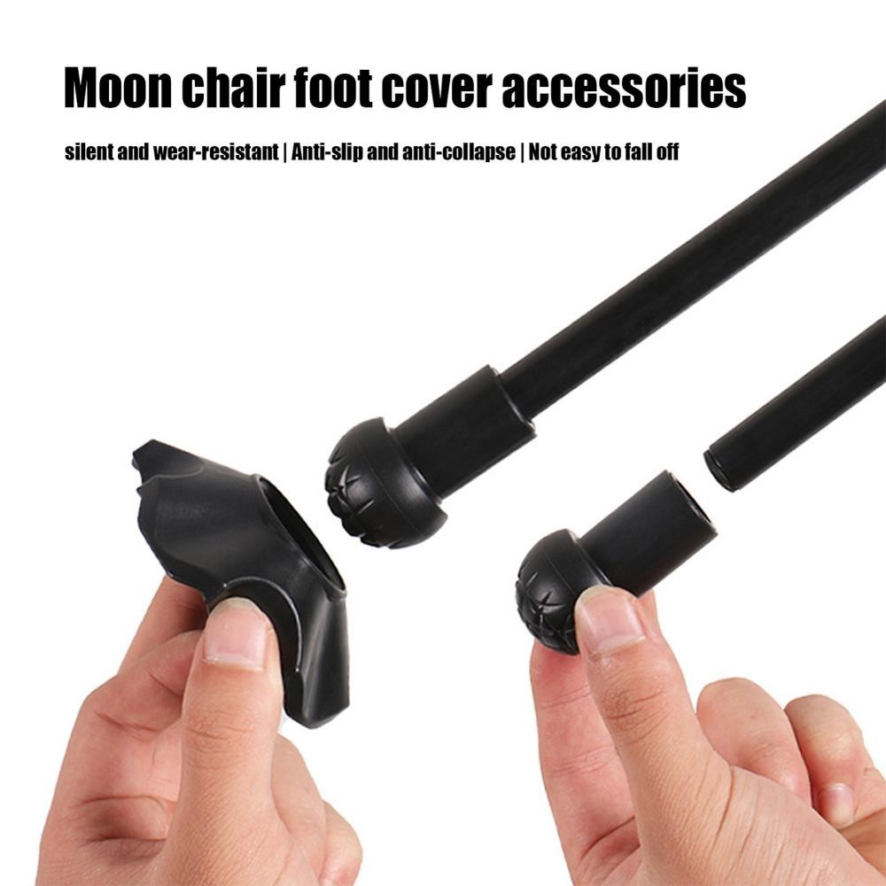 Camping Chair Foot Pads 4X Chair Leg Cover 0.51 Inches No Slide Camping Supple [