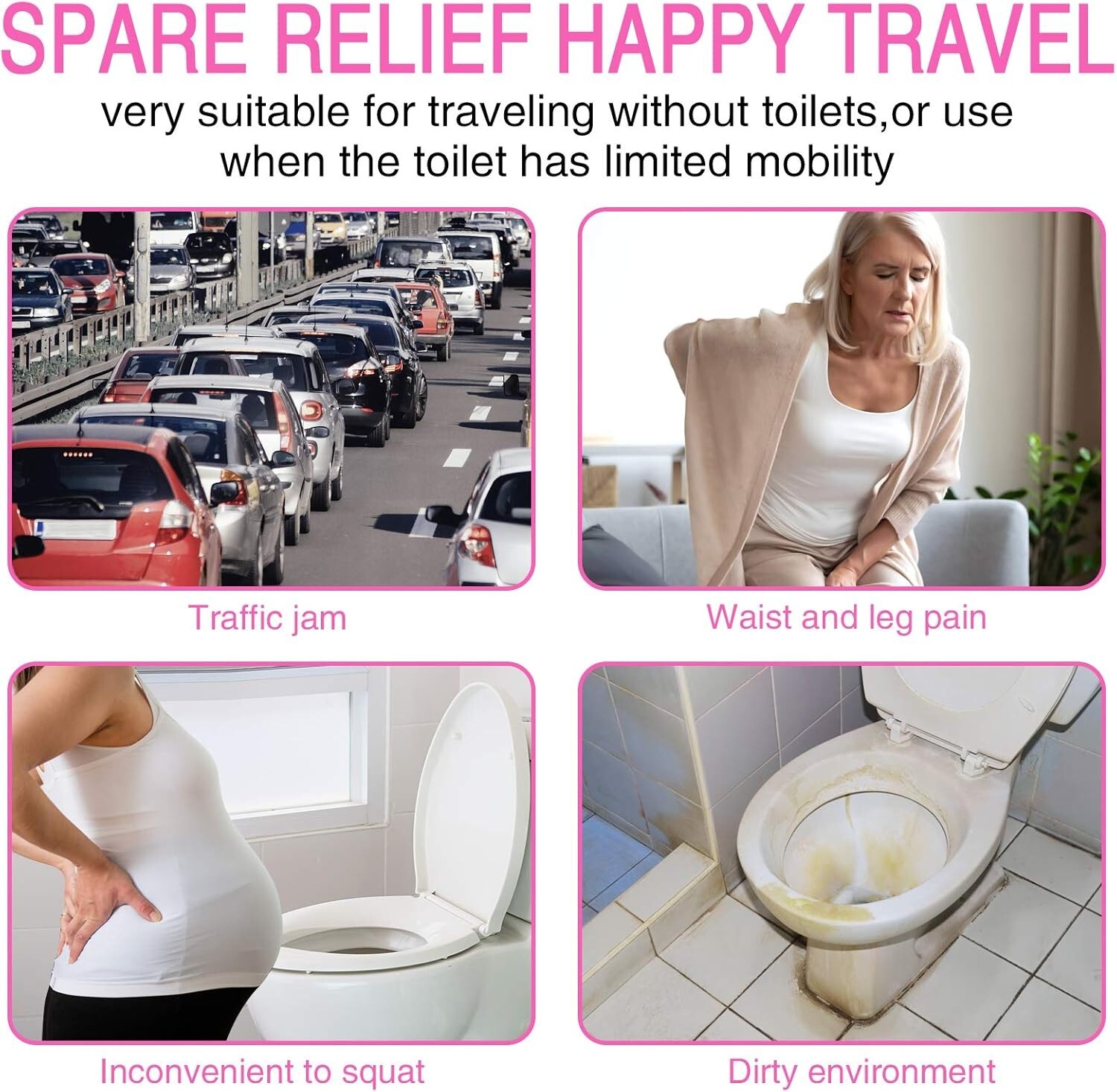 Lightweight Female Pee Funnel with Drawstring Bag – Stand and Pee Anywhere!