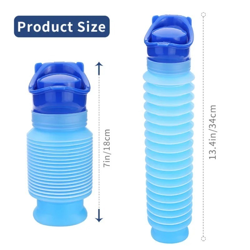 Male Female Portable Urinal Travel Camping Car Toilet Pee Bottle Emergency Kit