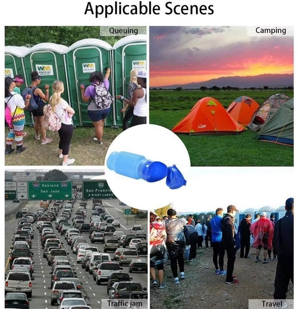 Male Female Portable Urinal Travel Camping Car Toilet Pee Bottle Emergency Kit