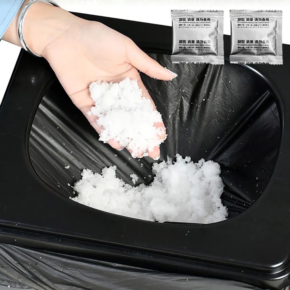 Poo Powder Poo Gel Camping Toilet Chemicals Eco Absorbent Gel Liquid Waste Gelli