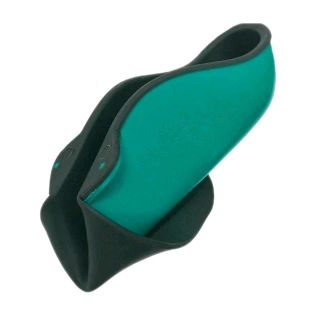 The Tinkle Belle Portable Female Urination Device, Teal and Grey with Case
