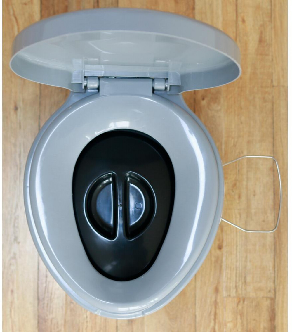 Portable Travel Toilet Camping Hiking Non-Electric Waterless Composting Commode