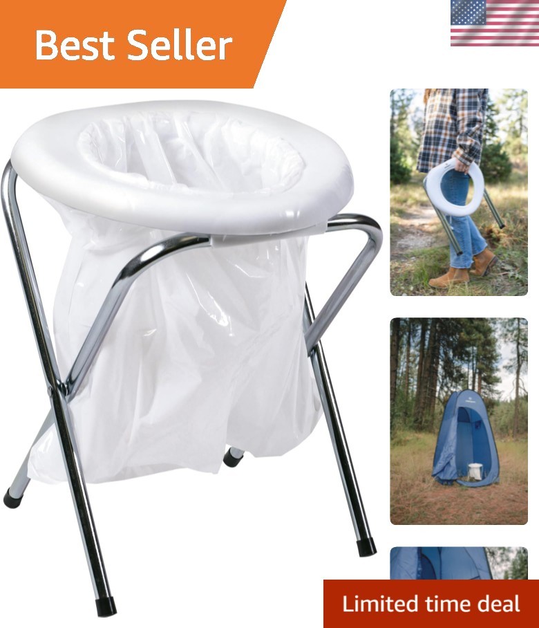 Durable Portable Toilet with Heavy-Duty Legs – Perfect for Outdoor Adventures
