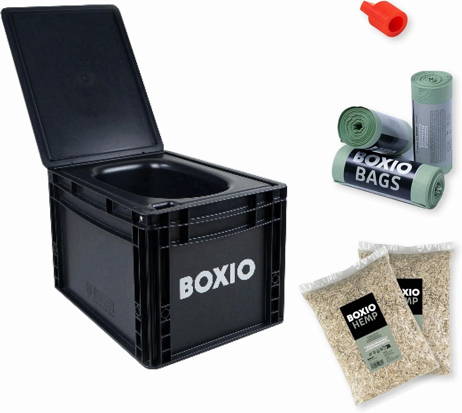 BOXIO TOILET PLUS-Portable Toilet, Camping Toilet, composting Toilet car Camping
