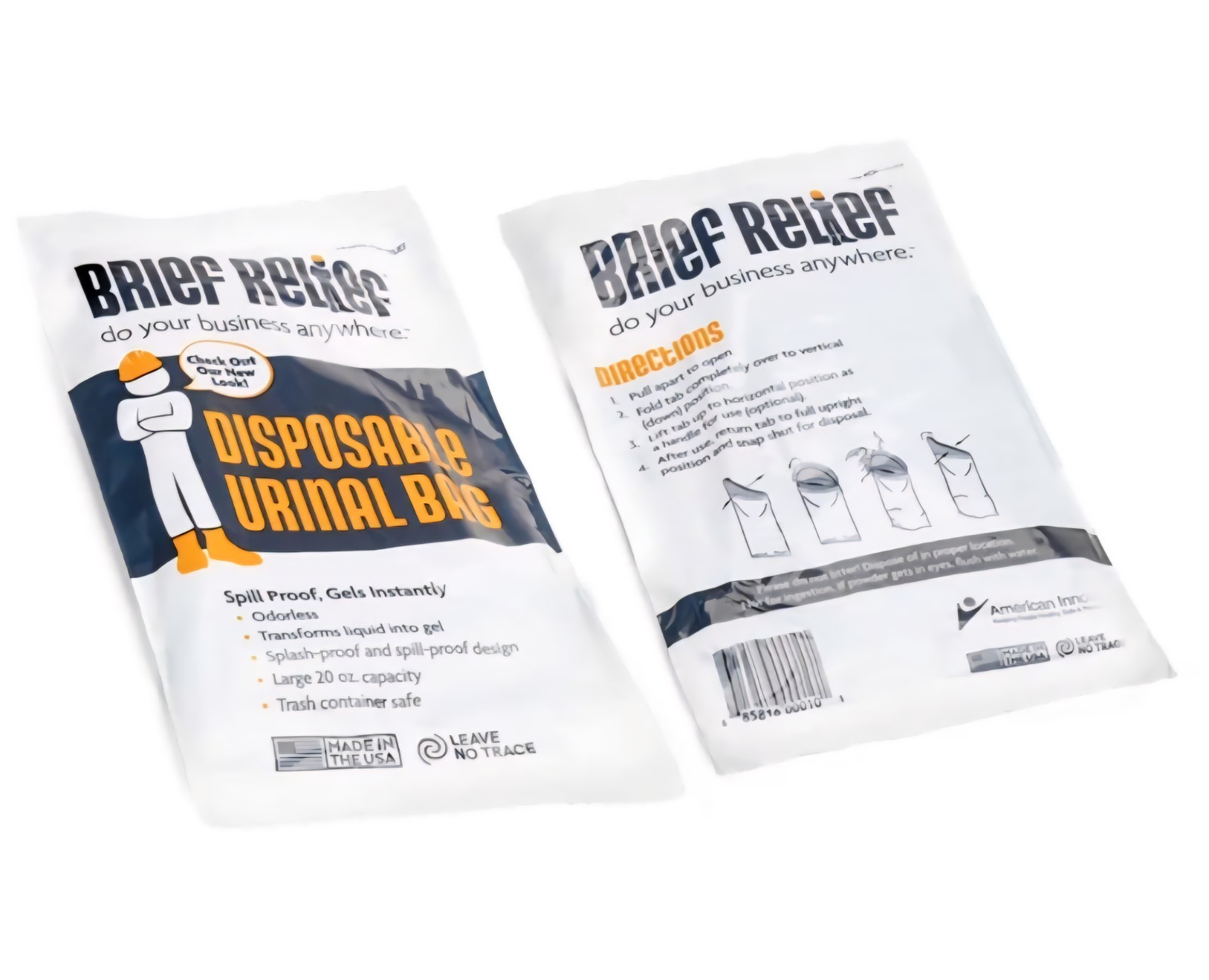 Brief Relief Disposable Urinal Bag (10 Pack) – American Innotek