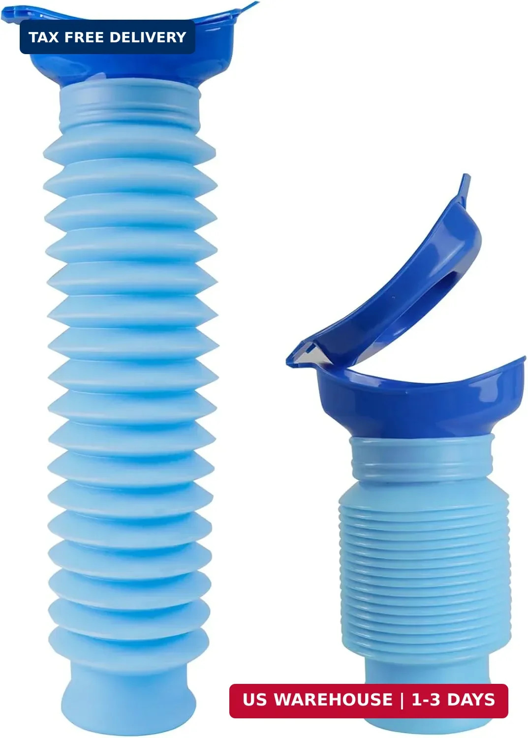 Pee Bottles for Men, Portable Urinal for Men, Collapsible Urine Bottle 750ML, Ca