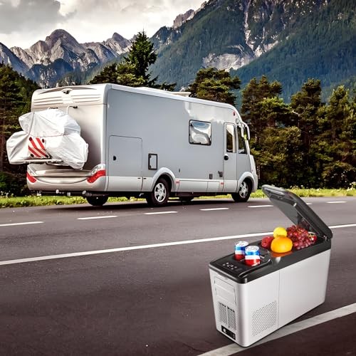COOLER 12-Volt Refrigerator, 16-Quart(15L) Car Fridge, Portable 16 Quart