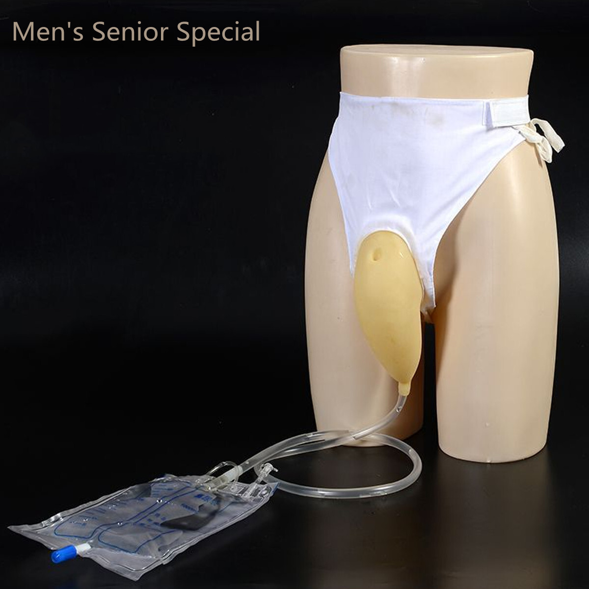 Male Female Reusable Urine Bag Urinal Pee Holder Collector Urinary Incontinence