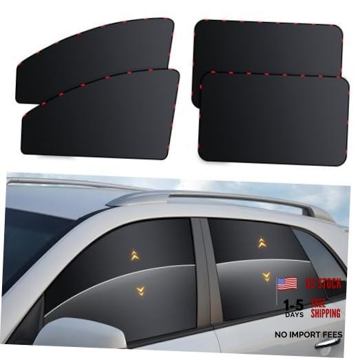 Car Window Shades – 4 Pack Car Window Covers Premium UV Blackout 4pcs