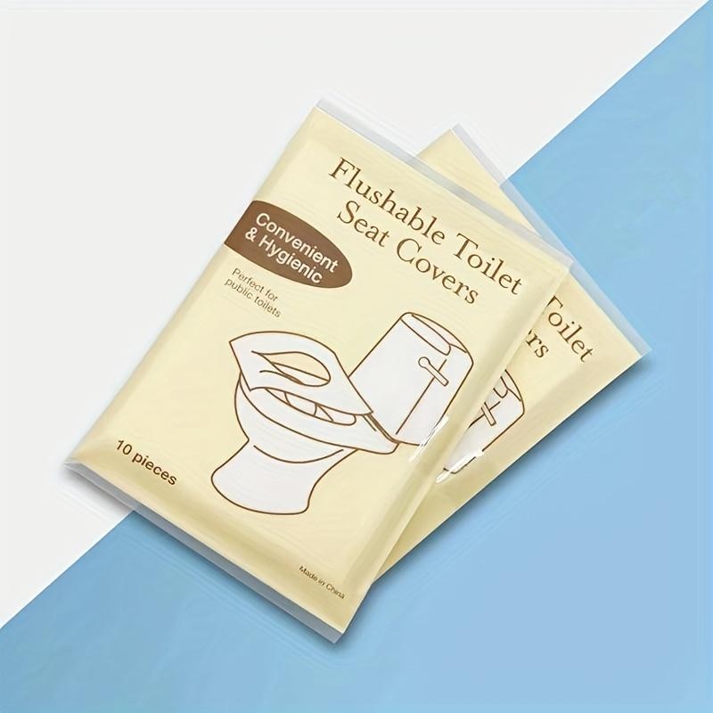 Disposable Toilet Seat Cover Portable Travel Camping Hotel Bathroom Toilet Mat P