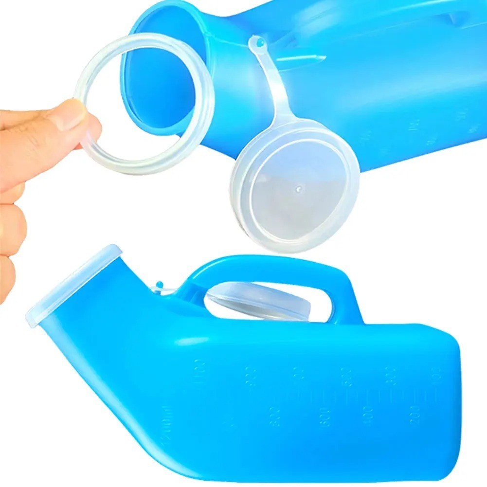 1200ml Unisex Travel Urinal Bottle Portable Car Camping Pee Container
