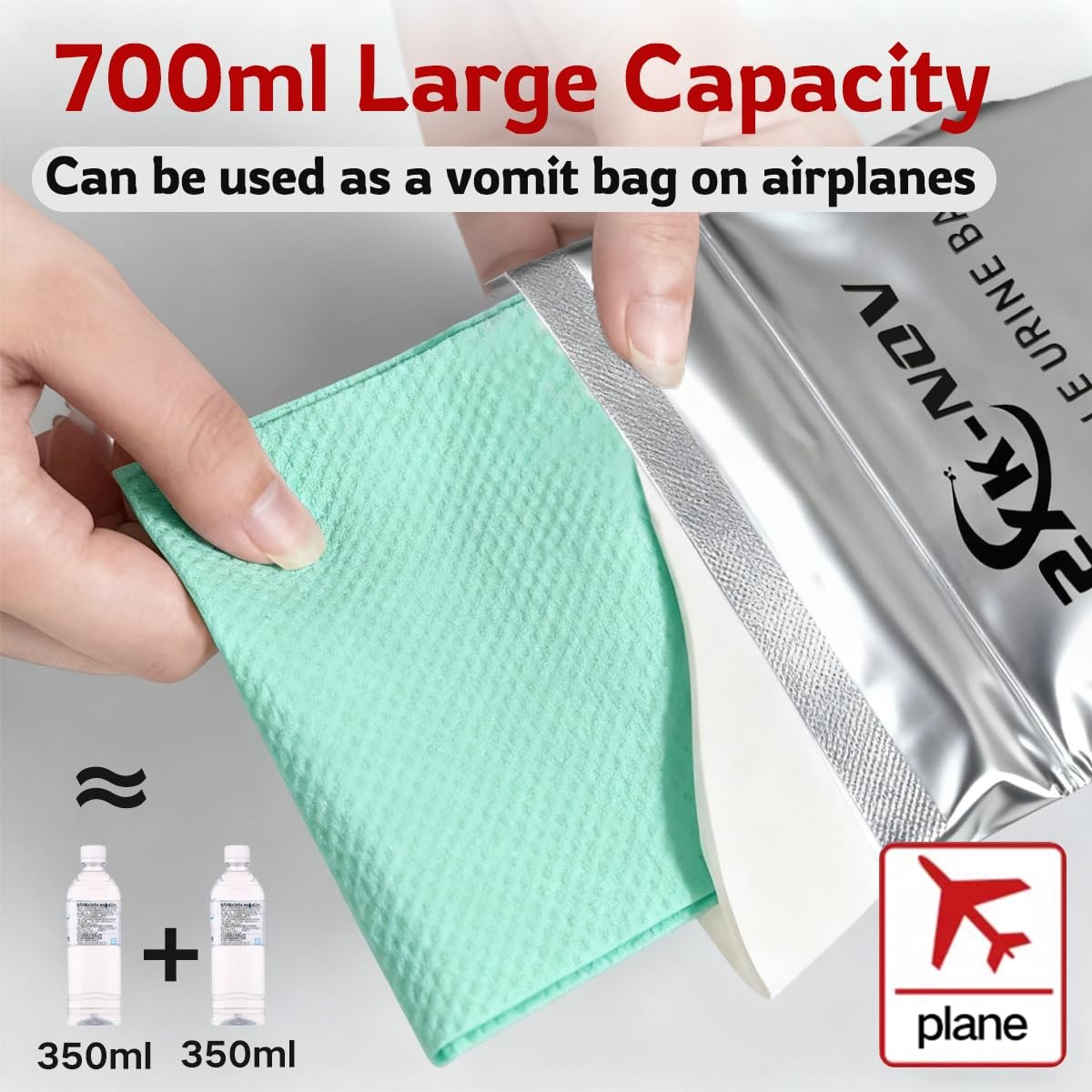 Disposable Urine Bags for On The Go Women Emergency Toilet for Car, Mobile Mini…