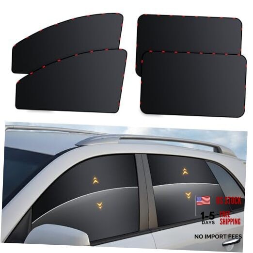 Car Window Shades – 4 Pack Car Window Covers Premium UV Blackout 4pcs