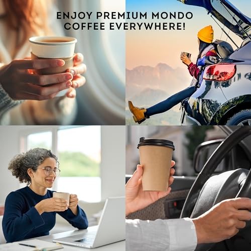 Mondo Single Serve Coffee Bags (20 Cups) Variety Pack – Organic, Medium Roast
