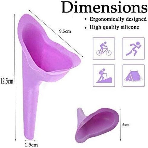 4PCS Reusable Portable Urinal Women Female Travel Camping Travel Toilet