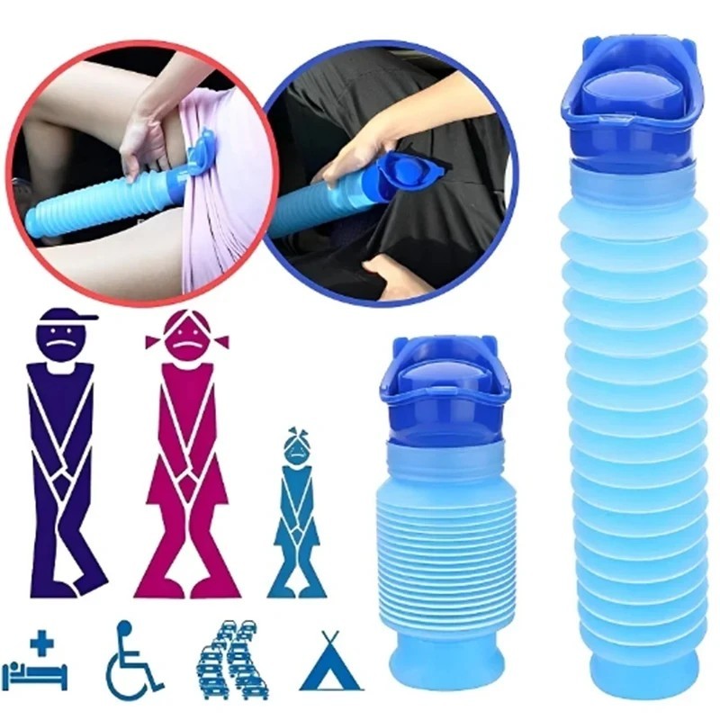 Portable Travel Urinal for unisex & kids Camping Car Toilet 750mlEmergency Kit