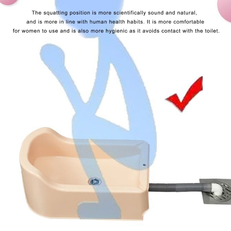 Lightweight Plastic Female Urinal Device for Hiking Festivals Or Public Restroom