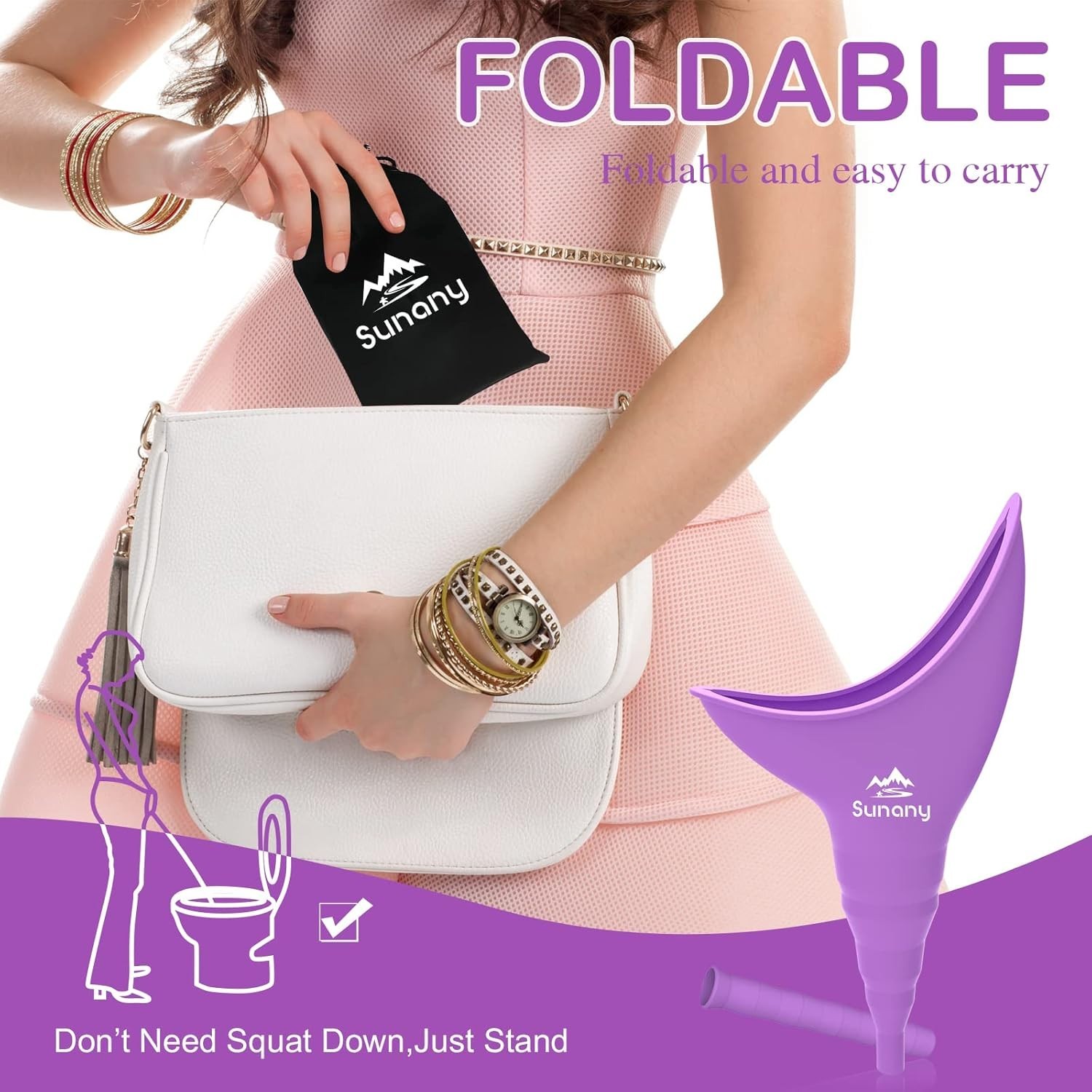 High-Quality Silicone Female Urination Device – Portable & Discreet for Outdoors
