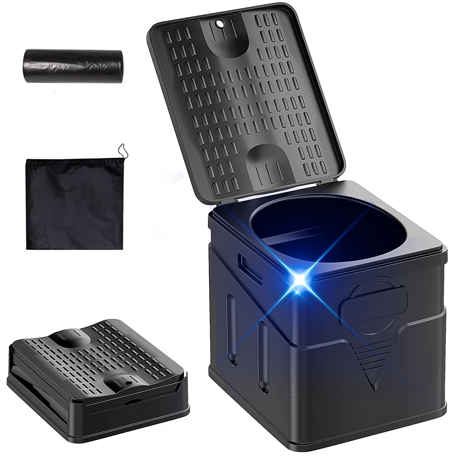 Portable Toilet,Camping Toilet Have Small Foldable Size. It is Compact Portab…