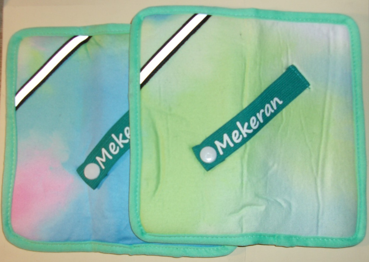 Pee Cloth 2 Pack, Silver Infused Pee rag Reusable Absorbent Wipes, Eco-Friendly