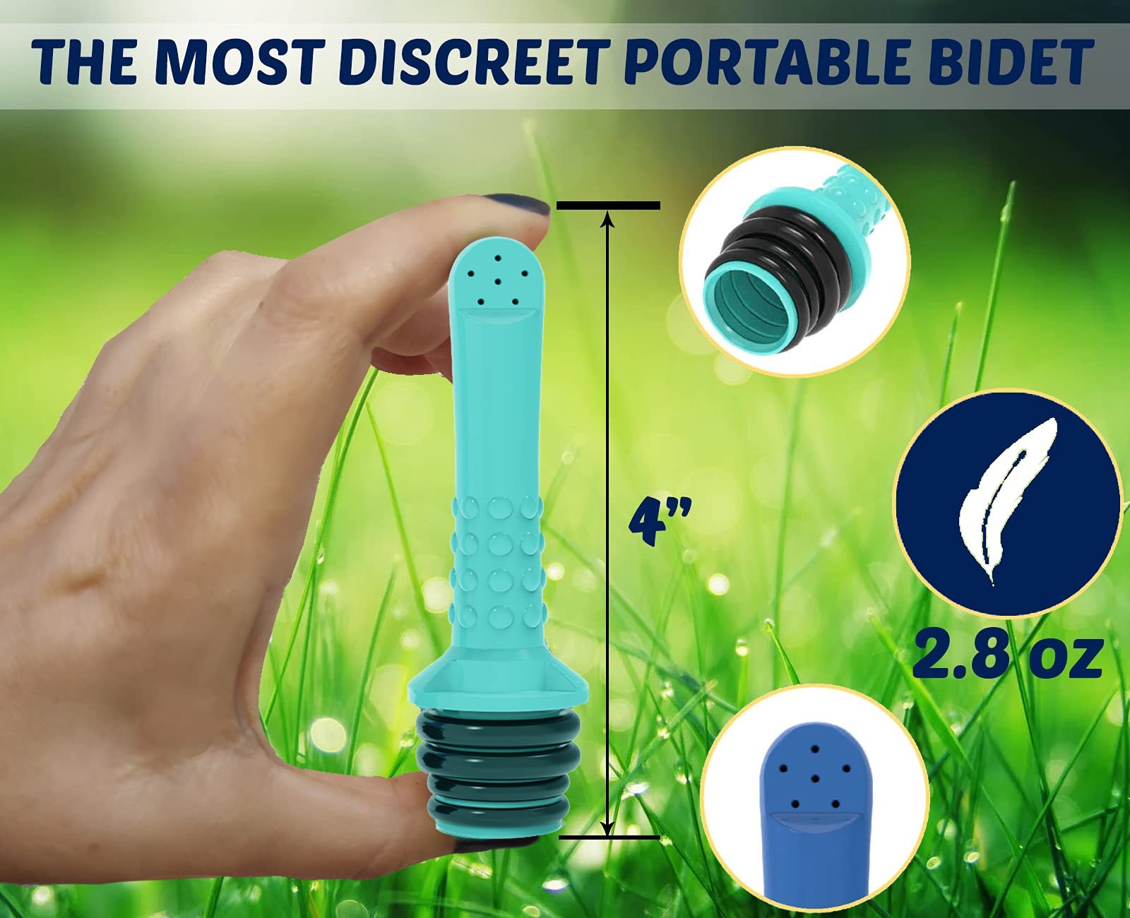 AVAbay 3pcs Portable Travel Bidet I Easy-to-use Portable Bidet I Compatible w…