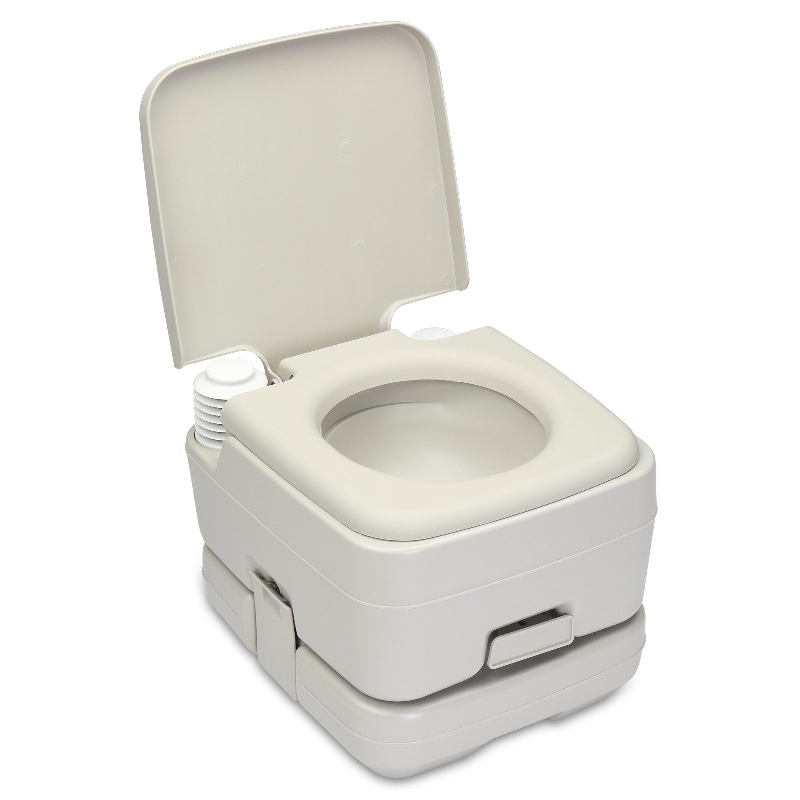 2.6 Gallon 10L Portable Toilet Commode Camping Outdoor/Indoor Toilet Flush Potty