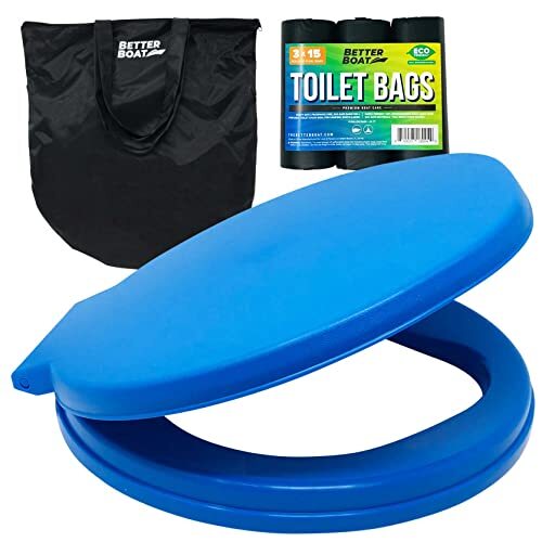 Portable Toilet for Camping Toilet Bucket Toilet Seat Set with Lid for Boatin…