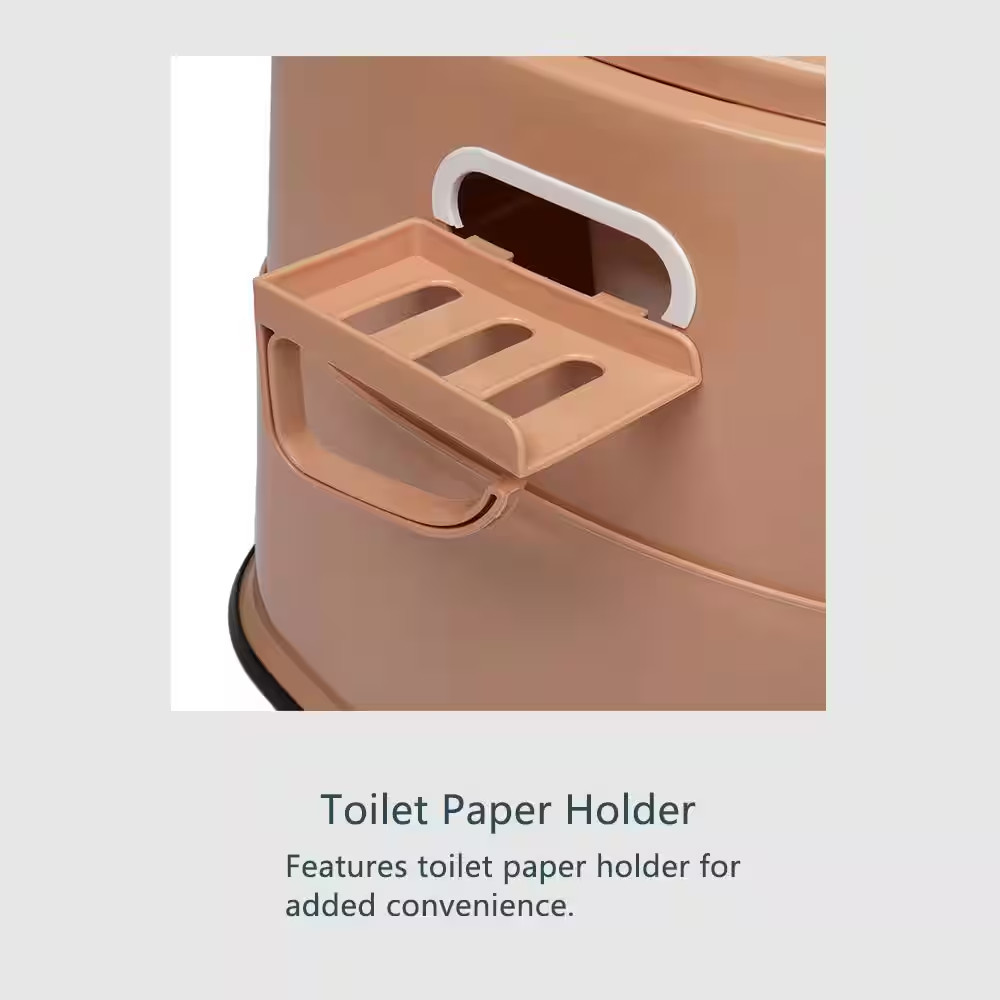 20 In. Portable Toilet for Outdoor Activities, Non-Electric, Waterless Toilet, B
