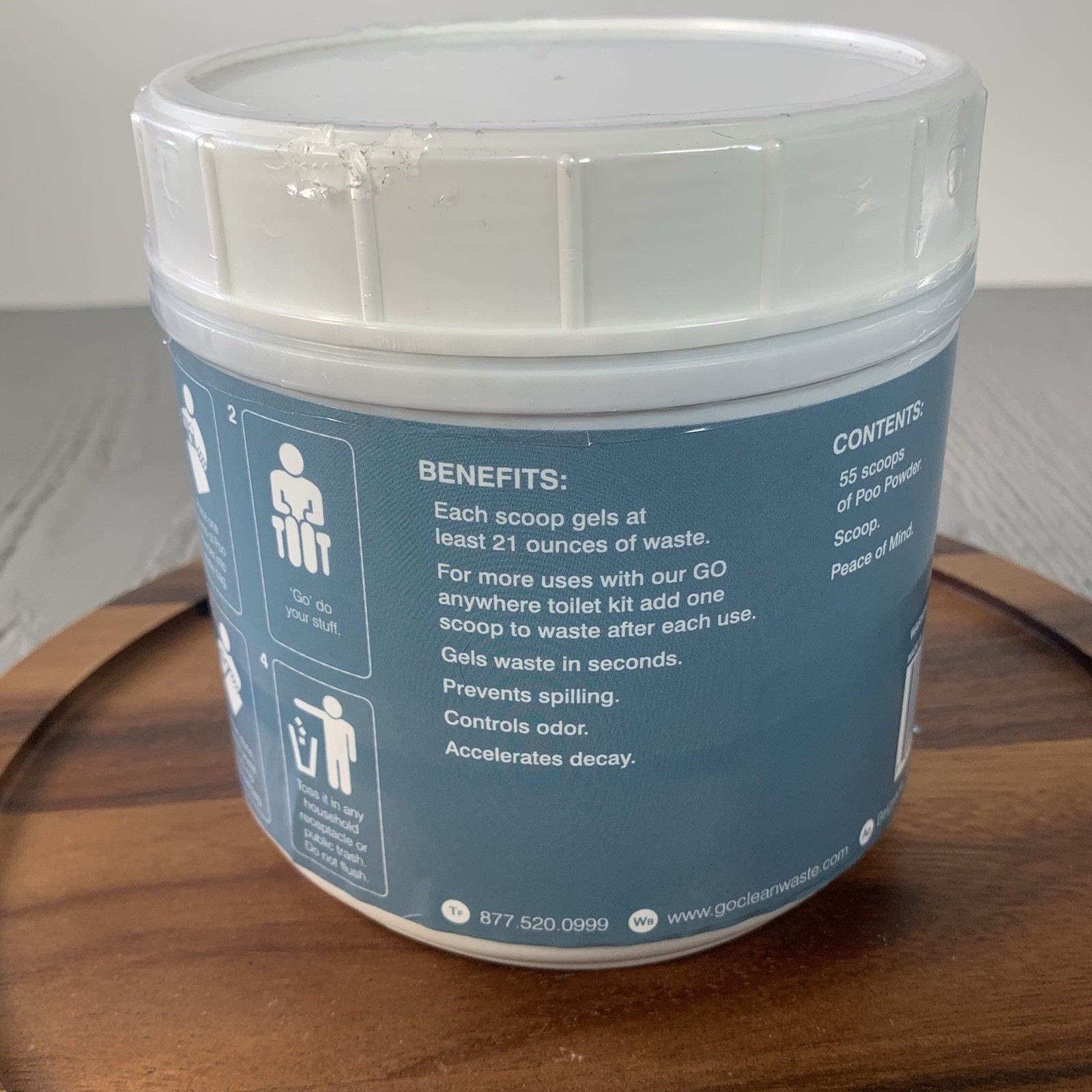 Mini Poo Powder by Cleanwaste Waste Treatment-55 Use (D556POW)