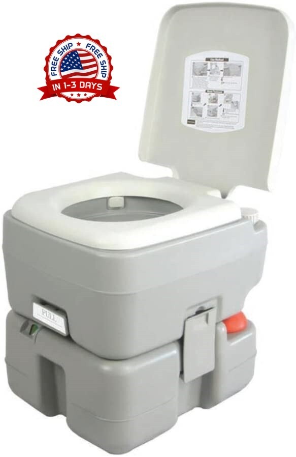 inodoro portátil cómoda compacta para interiores y exteriores con bolsa de viaje