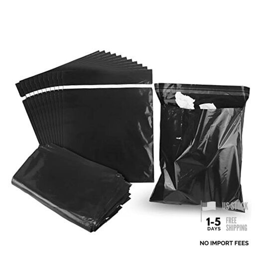 Car Trash Bags Disposable, 100 Pack Car Garbage Bag, Self Black – Pack of 100