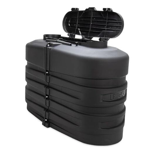 RV Dual Propane Tank Cover – Measures 29.5″W x 15.5″D x 20.5″H – Features
